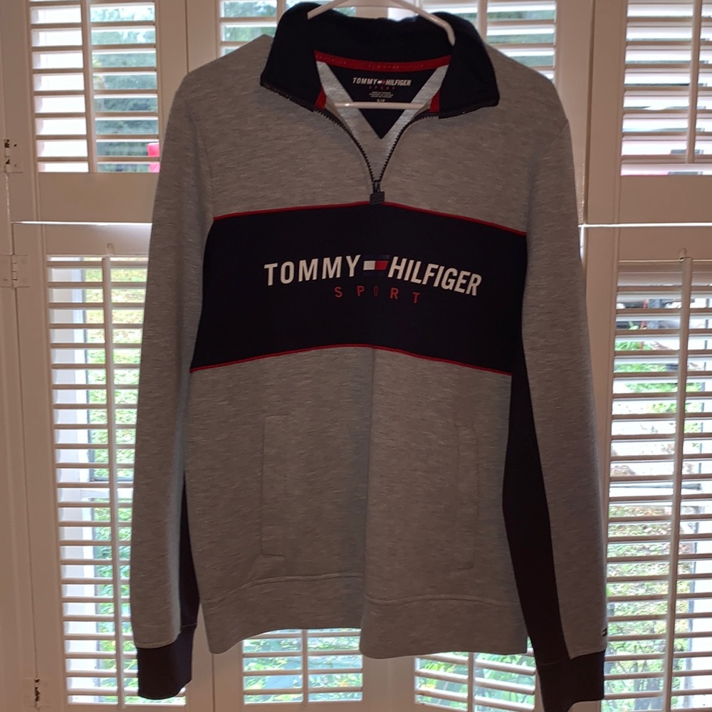 MENS TOMMY HILFIGER SPORT 1/4 ZIP